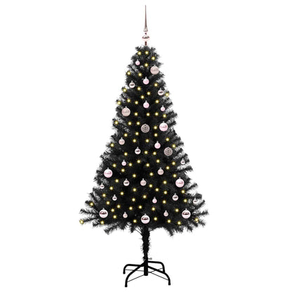 Julgran Svart 150 cm PVC