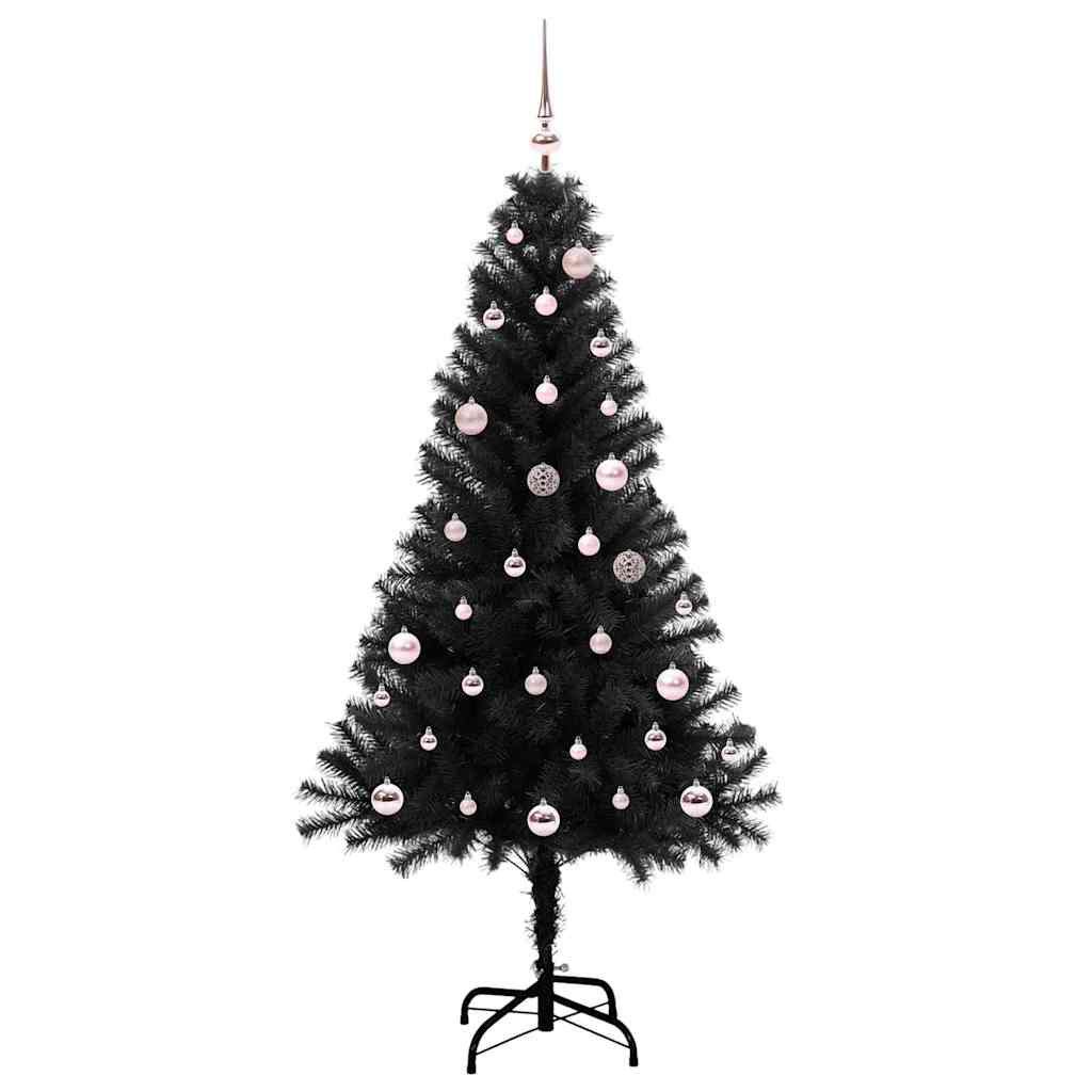 Julgran Svart 150 cm PVC
