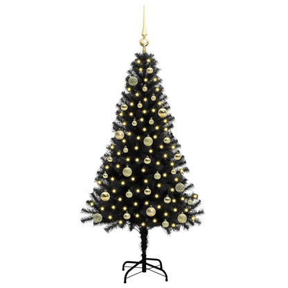 Julgran Svart 150 cm PVC