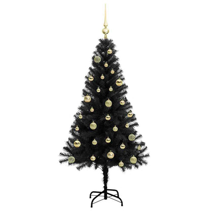 Julgran Svart 150 cm PVC