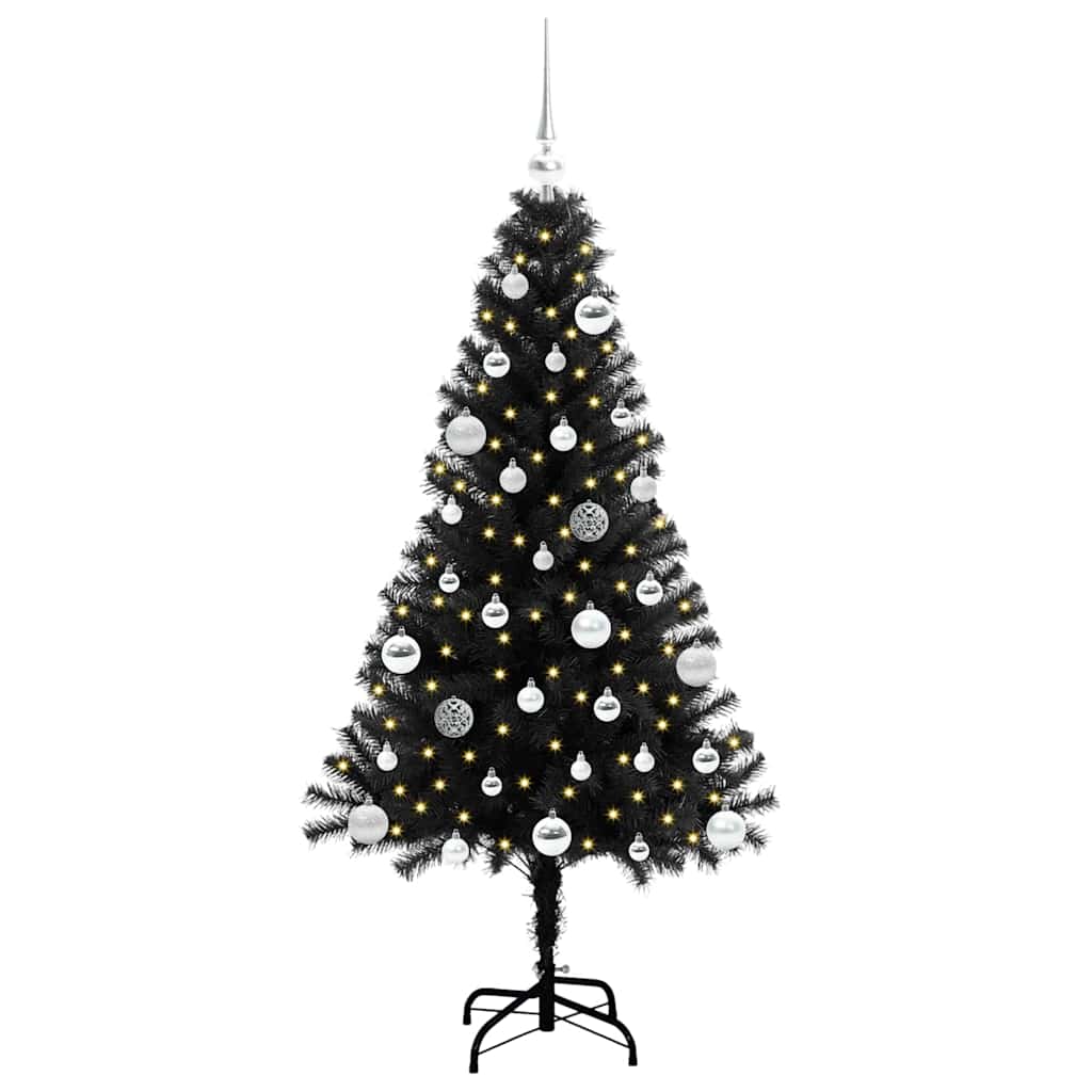 Julgran Svart 150 cm PVC