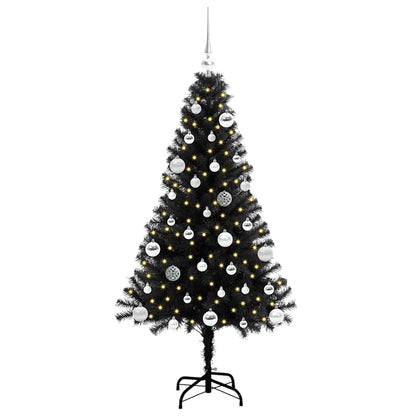 Julgran Svart 150 cm PVC
