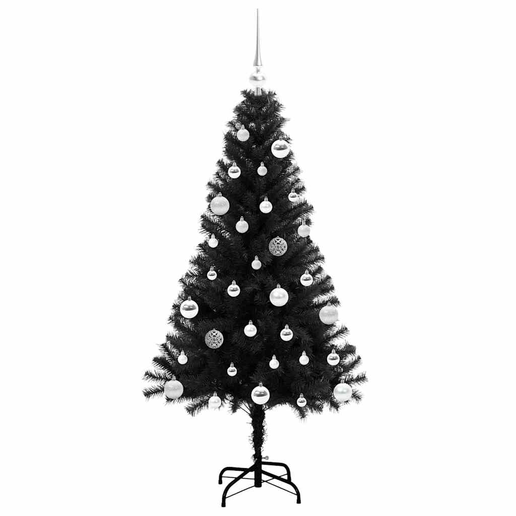 Julgran Svart 150 cm PVC