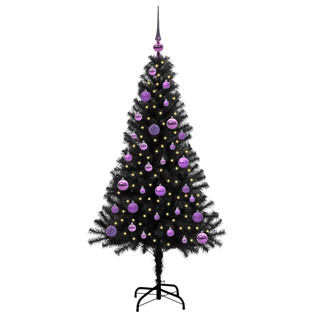 Julgran Svart 150 cm PVC