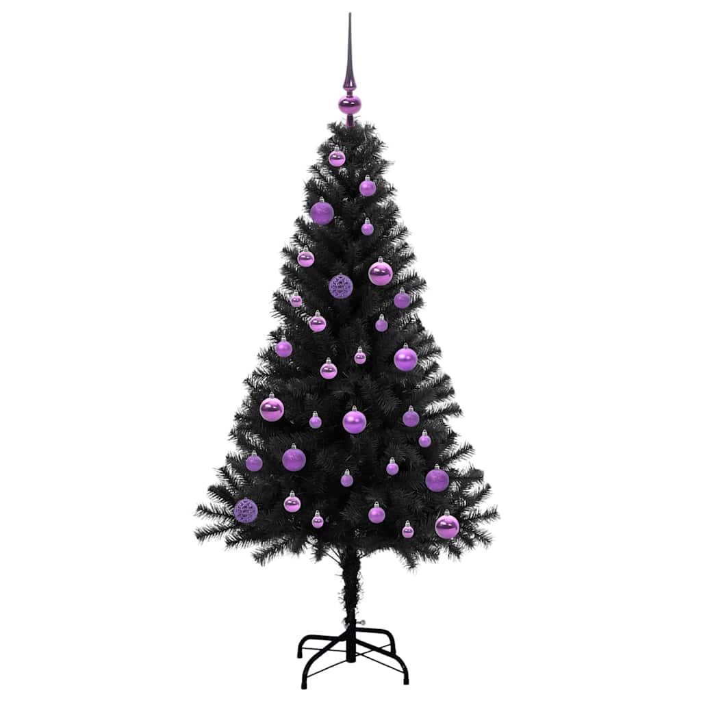 Julgran Svart 150 cm PVC