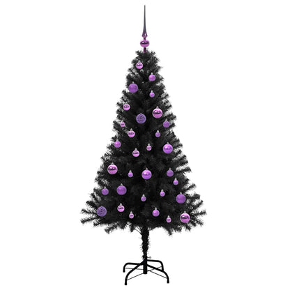 Julgran Svart 150 cm PVC