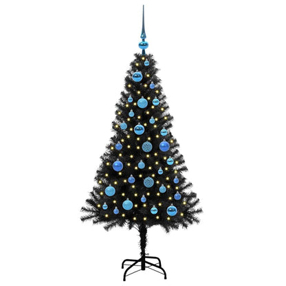 Julgran Svart 150 cm PVC
