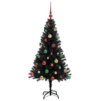 Julgran Svart 150 cm PVC
