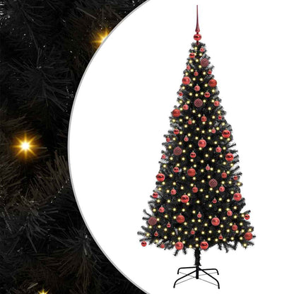 Julgran Svart 180 cm PVC