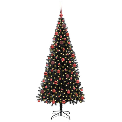 Julgran Svart 180 cm PVC