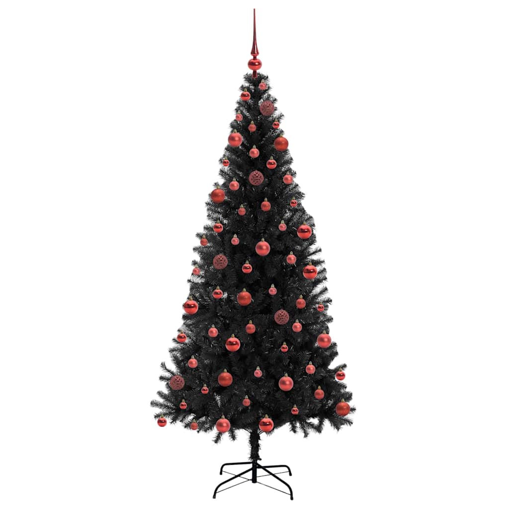 Julgran Svart 180 cm PVC