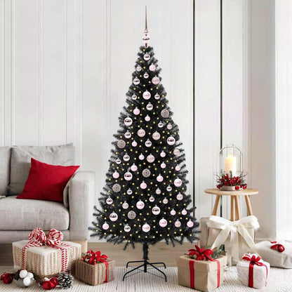 Julgran Svart 180 cm PVC