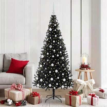 Julgran Svart 180 cm PVC