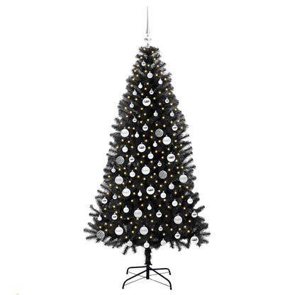 Julgran Svart 180 cm PVC