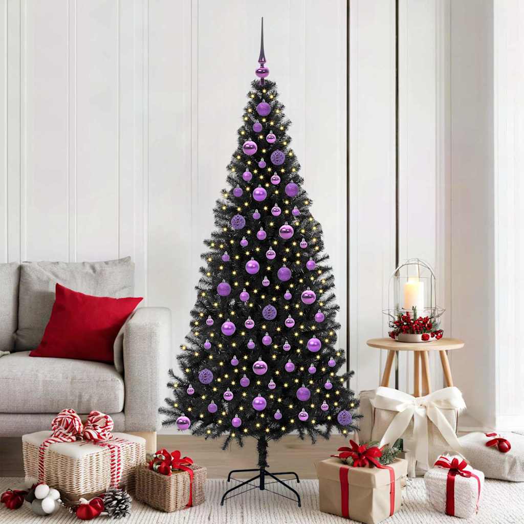 Julgran Svart 180 cm PVC