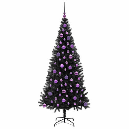 Julgran Svart 180 cm PVC