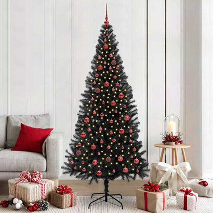 Julgran Svart 210 cm PVC
