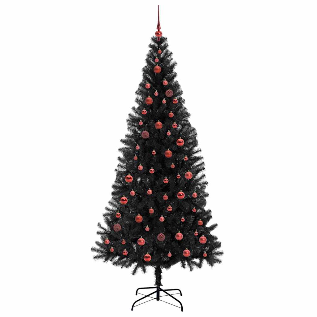 Julgran Svart 210 cm PVC
