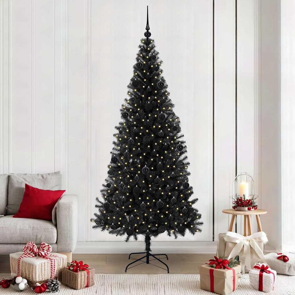Julgran Svart 210 cm PVC