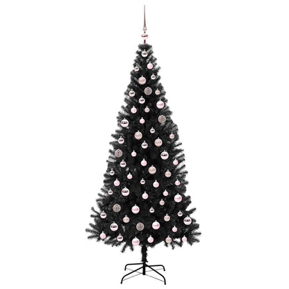 Julgran Svart 210 cm PVC