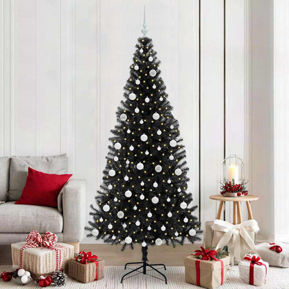 Julgran Svart 210 cm PVC