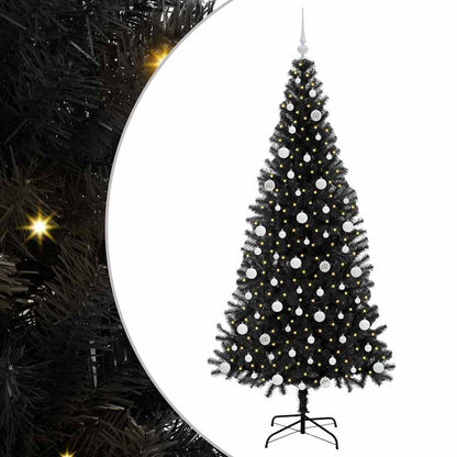 Julgran Svart 210 cm PVC