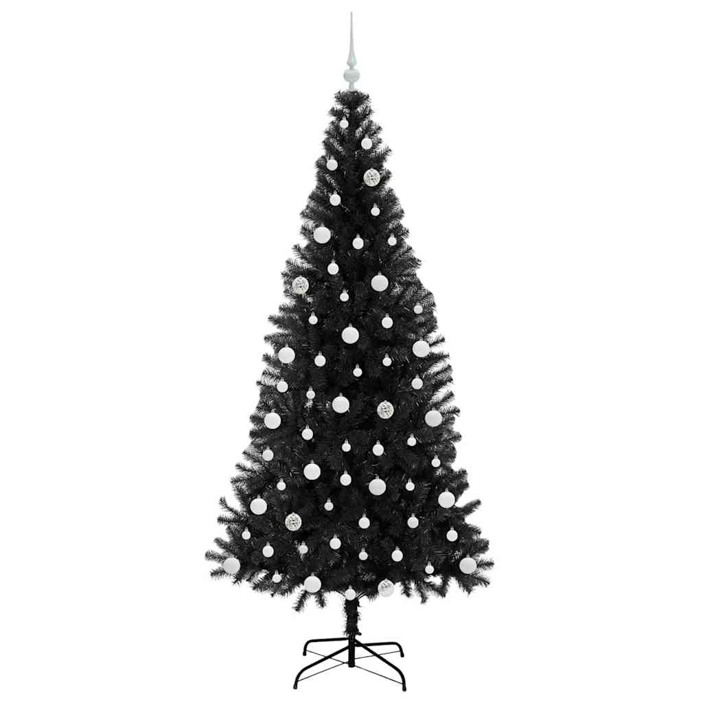 Julgran Svart 210 cm PVC