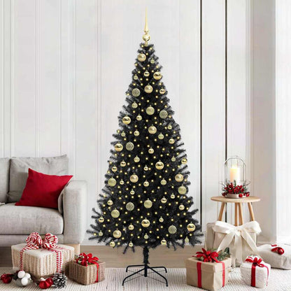 Julgran Svart 210 cm PVC