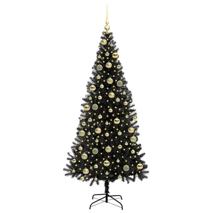 Julgran Svart 210 cm PVC