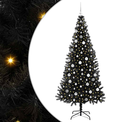 Julgran Svart 210 cm PVC