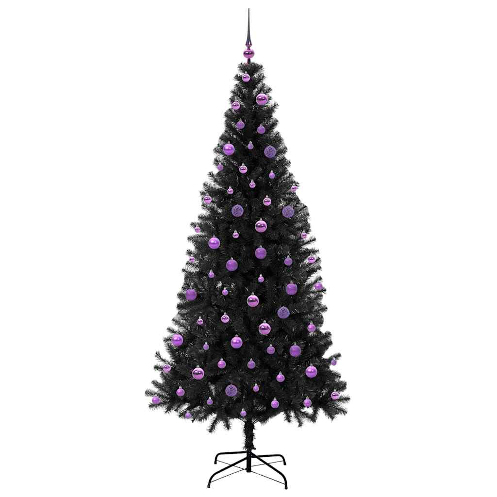 Julgran Svart 210 cm PVC