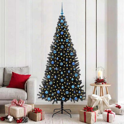 Julgran Svart 210 cm PVC