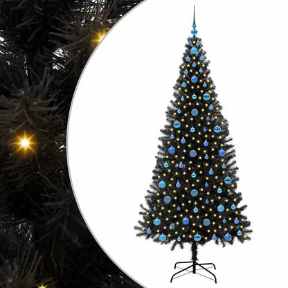 Julgran Svart 210 cm PVC