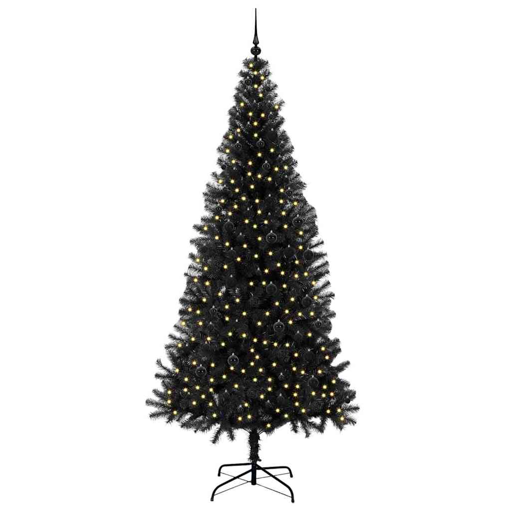 Julgran Svart 240 cm PVC