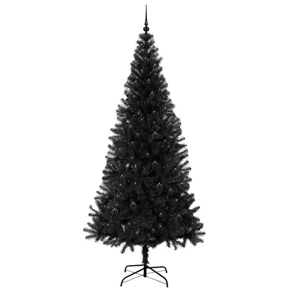 Julgran Svart 240 cm PVC