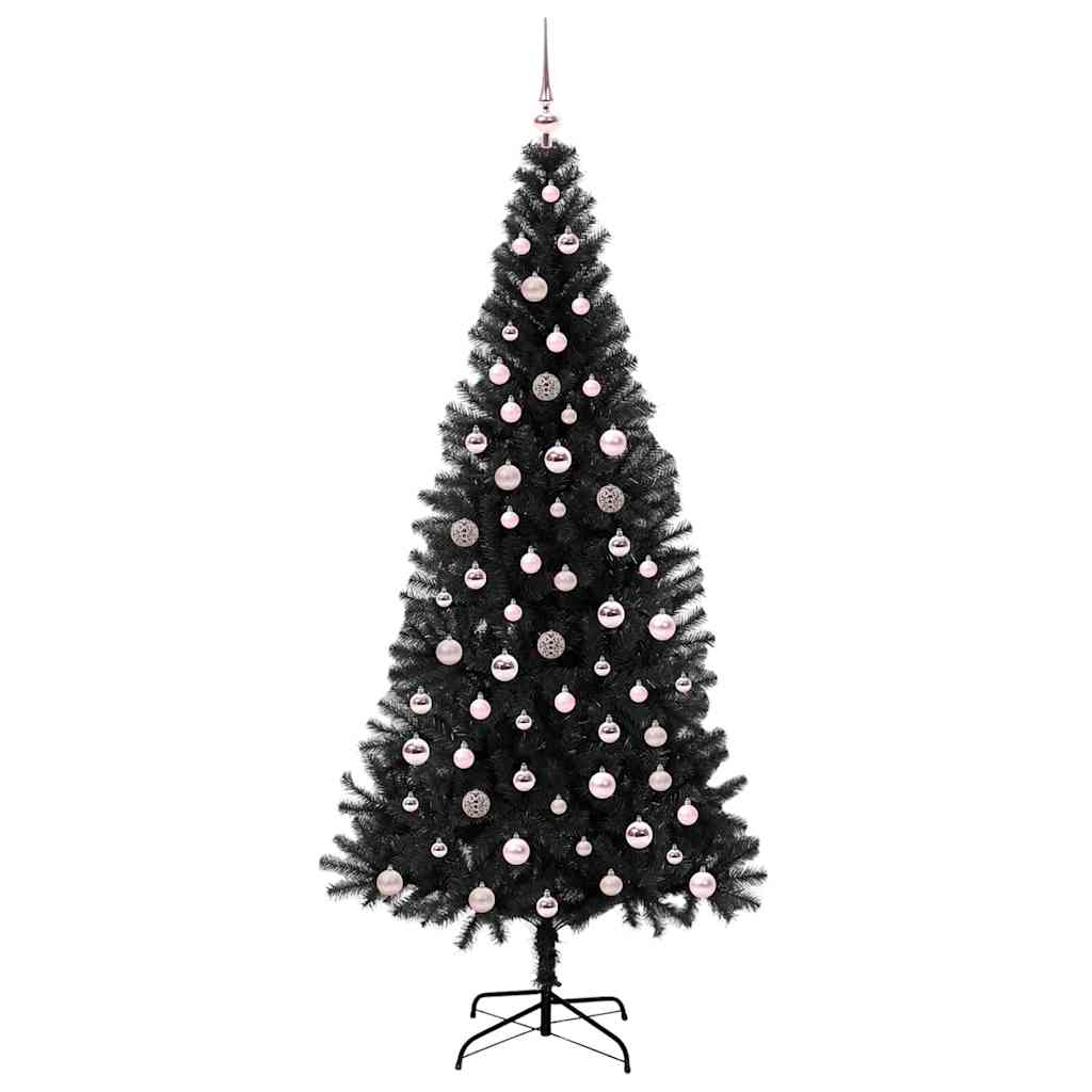 Julgran Svart 240 cm PVC