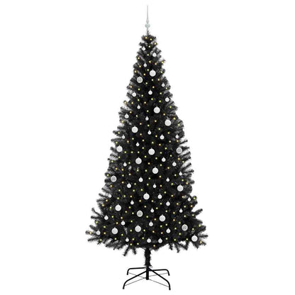 Julgran Svart 240 cm PVC