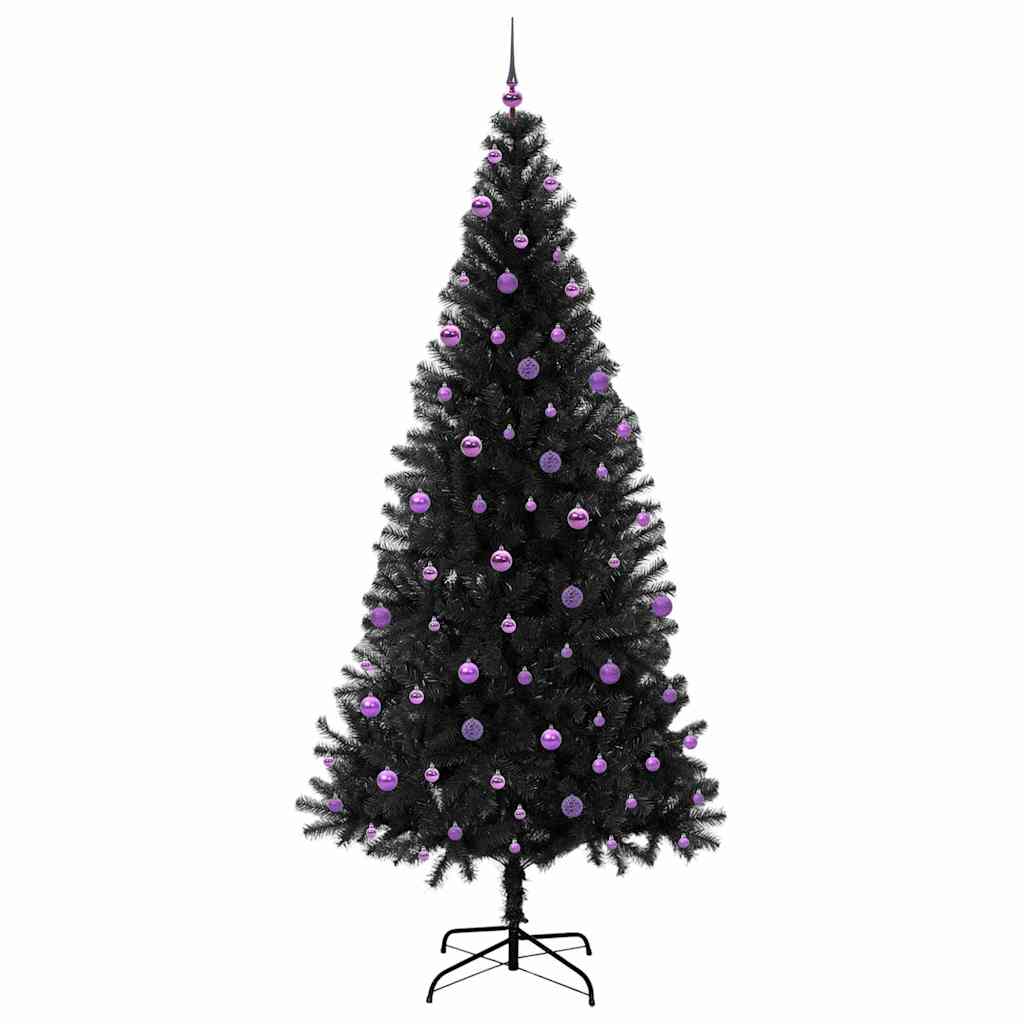 Julgran Svart 240 cm PVC