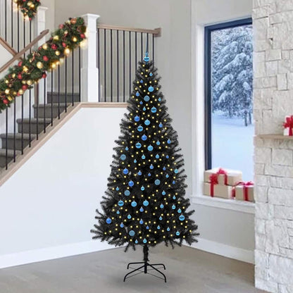 Julgran Svart 240 cm PVC