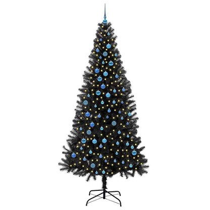 Julgran Svart 240 cm PVC