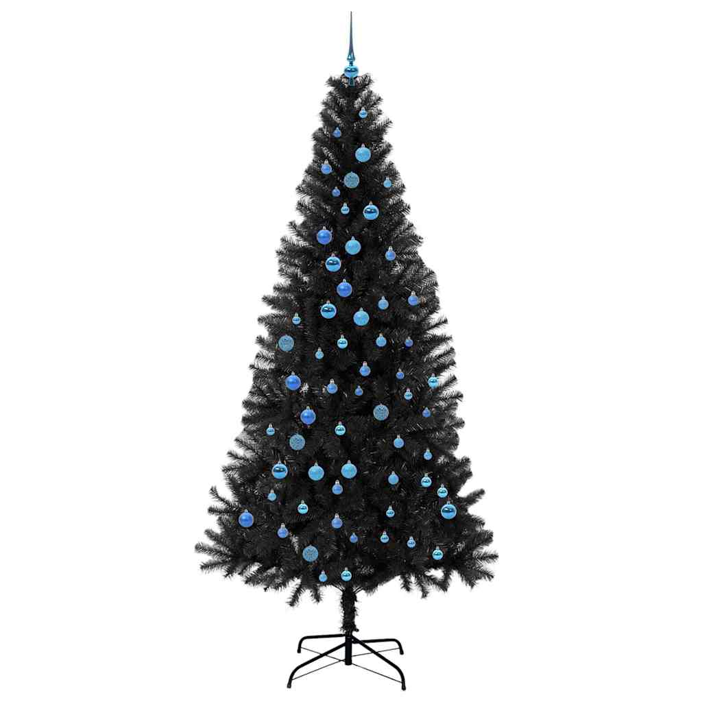 Julgran Svart 240 cm PVC