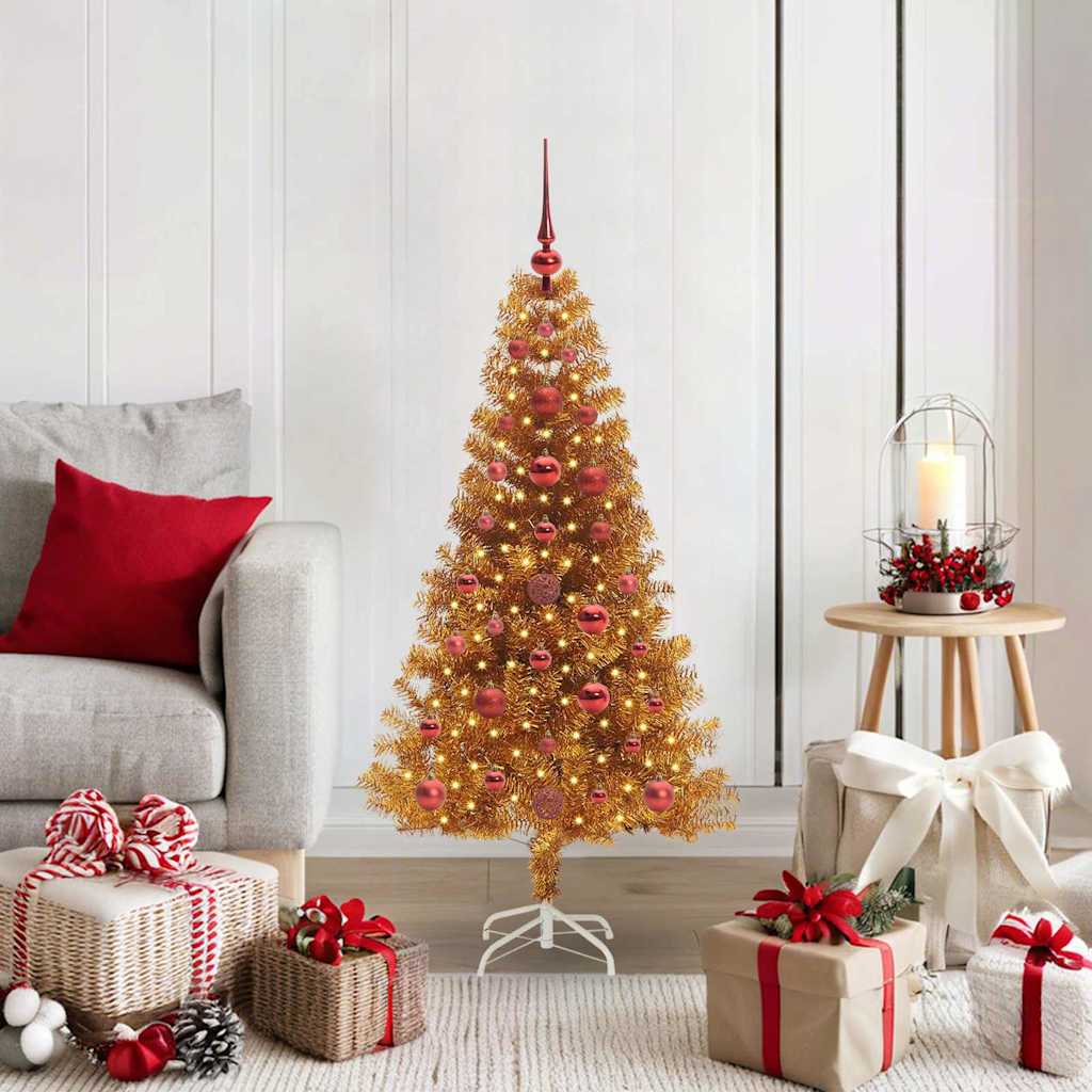 Julgran Guld 120 cm PET