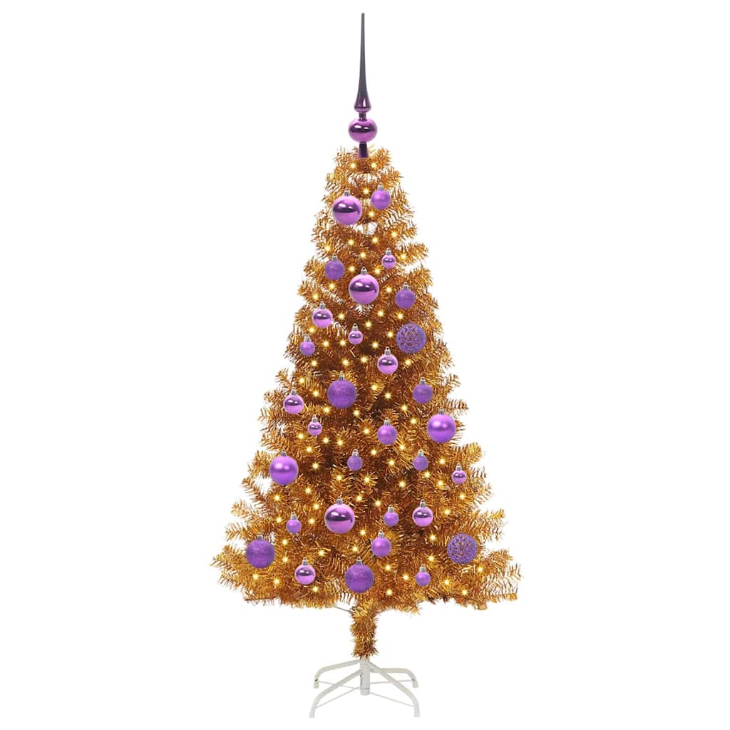 Julgran Guld 120 cm PET