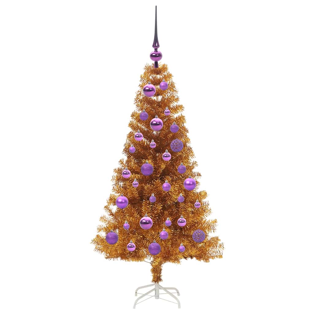 Julgran Guld 120 cm PET