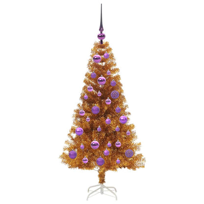 Julgran Guld 120 cm PET