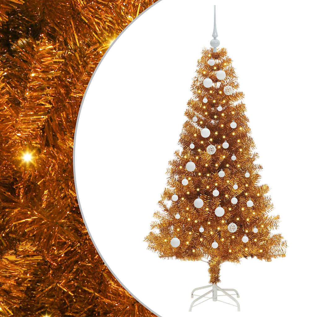 Julgran Guld 150 cm PET