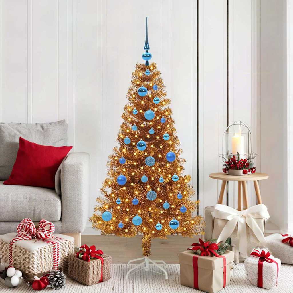 Julgran Guld 150 cm PET