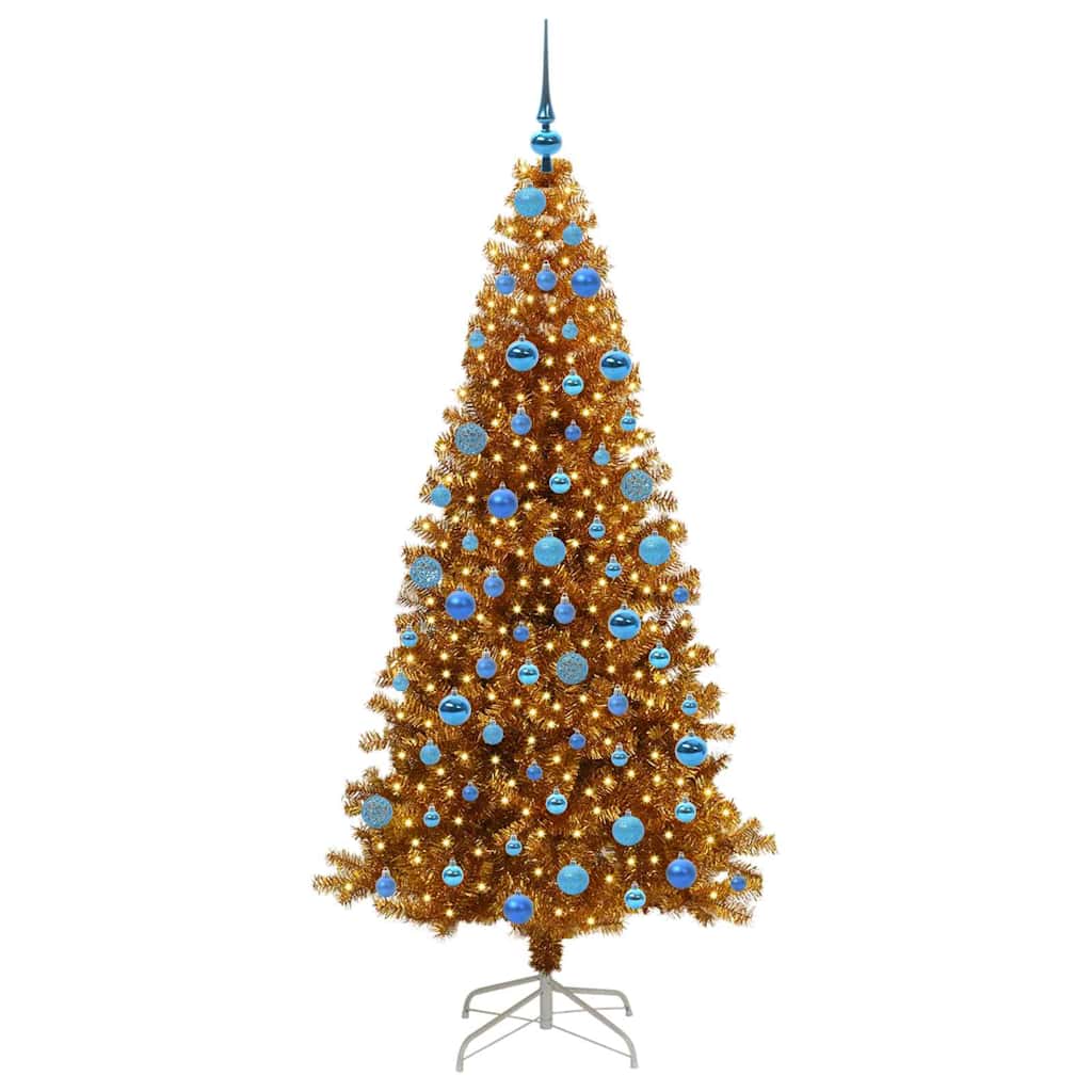 Julgran Guld 180 cm PET