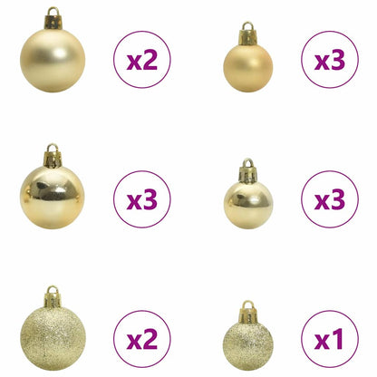 Julgran med 150 LED-lampor med stativ Silver 120 cm PET