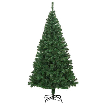 Konstgjord julgran Grön 180 cm PVC och Stål och Plast
